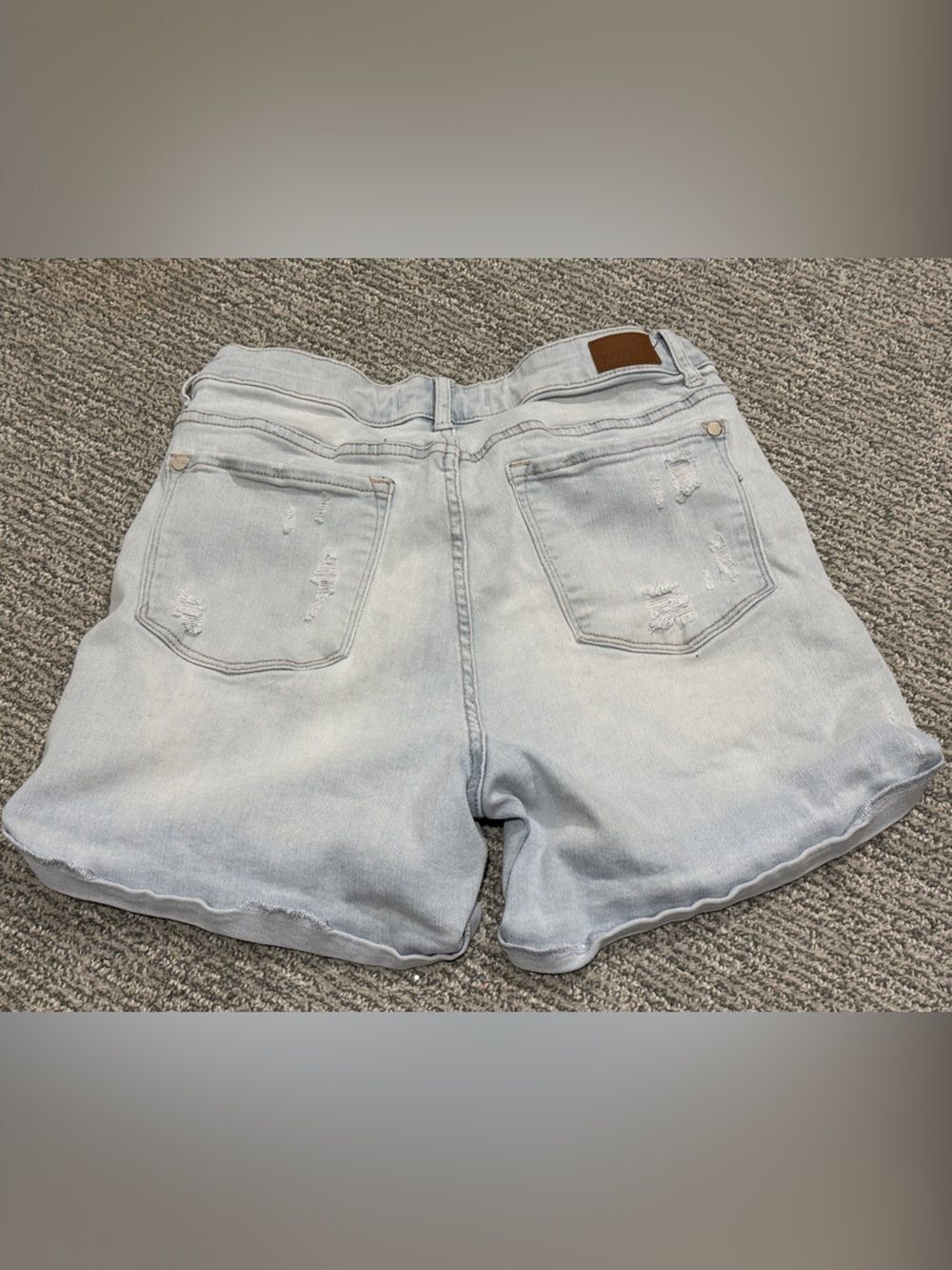 Judy Blue Light Wash High Waist Denim Shorts
